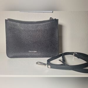 Calvin Klein Black Pebble Crossbody Bag